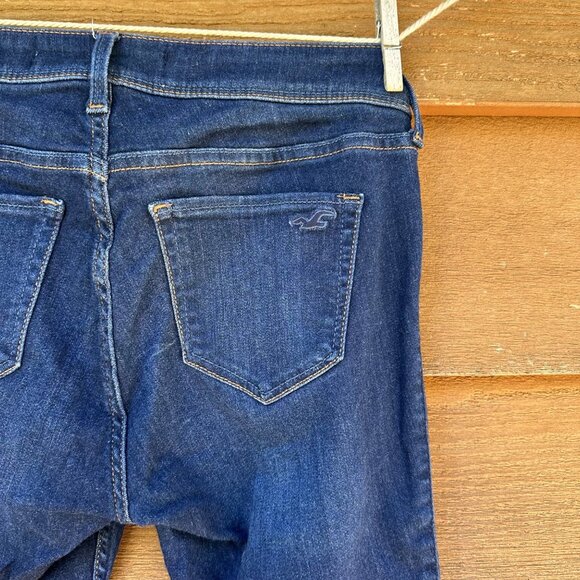 Hollister Jean Legging Dark Wash Low Rise Skinny Jeans Size 27 - Picture 13 of 15
